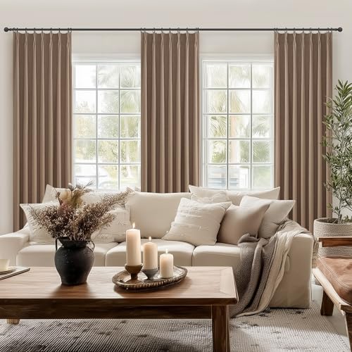 Primitive Curtain 105 Inch Long 2 Panels Burg (2 Count)