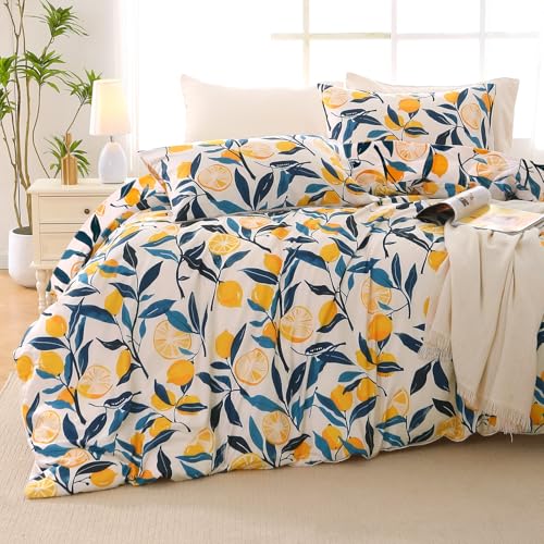 Lemon Blossom Full Comforter Set