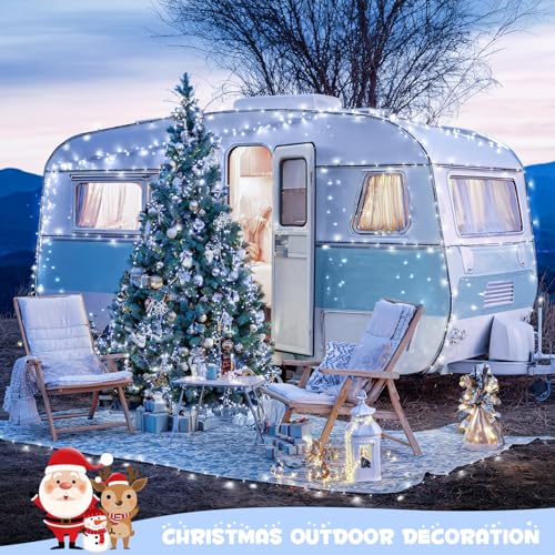 2 Pack Solar String Lights Outdoor (2 Count)