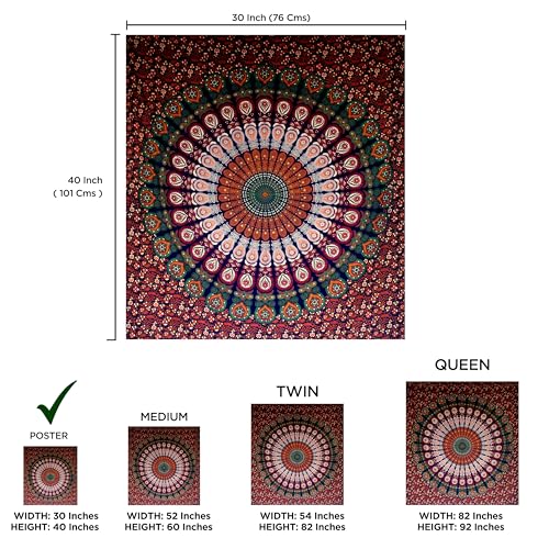 Blue Orange Tapestry