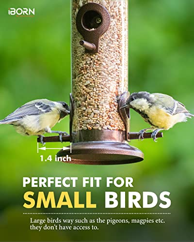 Bird Feeders for Outdoors 15" 6 Ports Chew (2 Count)