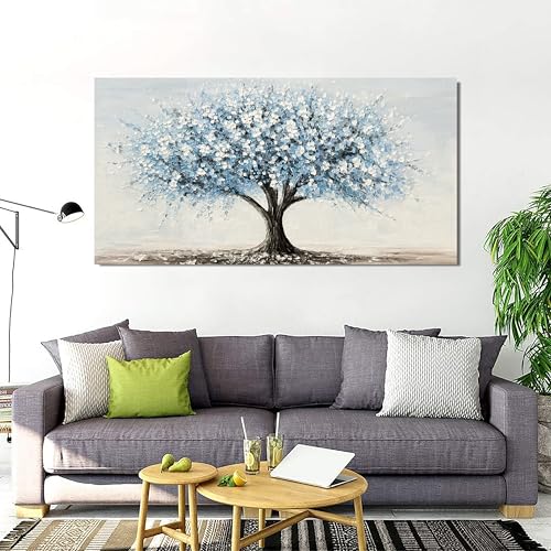 Large Tree of Life Wall Art Canvas Art Wall Decor for Living Room 29"X58"