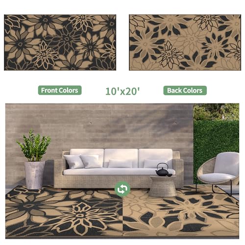 Outdoor Rug Waterproof for Patio Decor (200 Sq Ft)