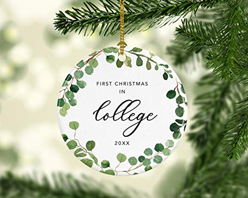 Custom Year Round Ceramic Porcelain Christmas Tree Ornament Keepsake Collectible Gift