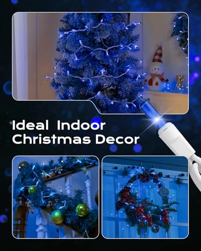 Blue Christmas Mini String Lights (100 Count)