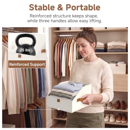 Closet Storage Bins Trapezoid (3 Count)