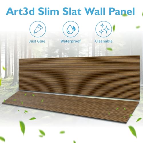 Fine Bar Design Slim Slat Wall Panel (4 Count)