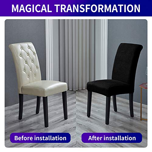 Stretch Chair Covers for Dining Room Set of 2