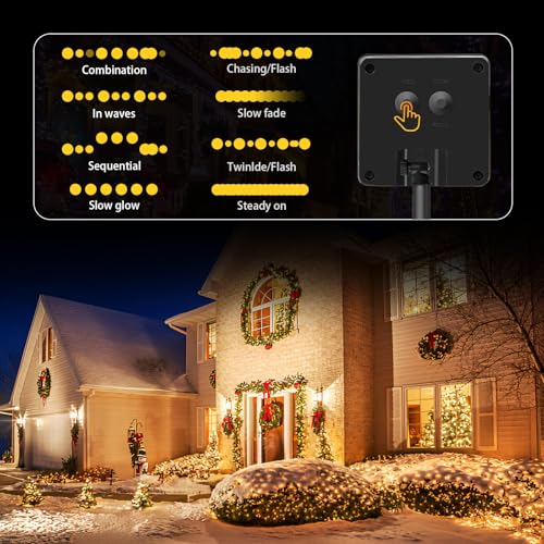 Solar String Lights Outdoor (4 Count)