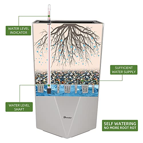 20 Inches Self Watering Tall Planter