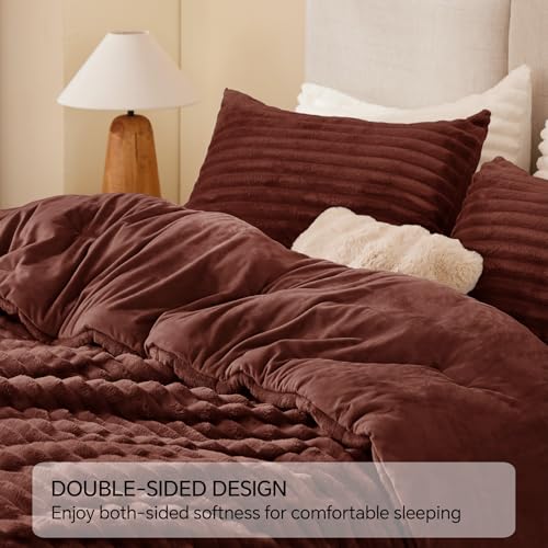 Fleece Queen Comforter Set