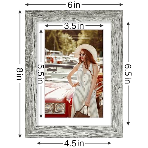 5x7 Picture Frames Set of 9 for Wall or Tabletop Display (9 Count)