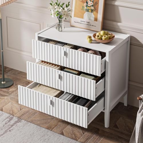 3 Drawer Nightstand Set of 2