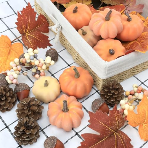 22 PCS Pumpkin Decor (22 Count)