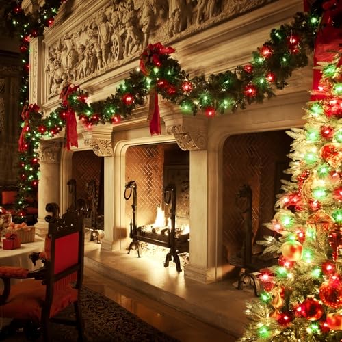 4 Pack 50 LED Fairy Lights Battery Operated with Timer (4 Count)
