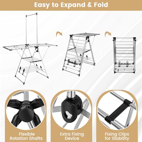 2 Layer Stainless Steel Drying Rack