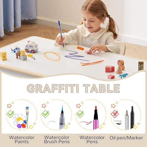 Kids Study Table and Chairs Set (5 Count)