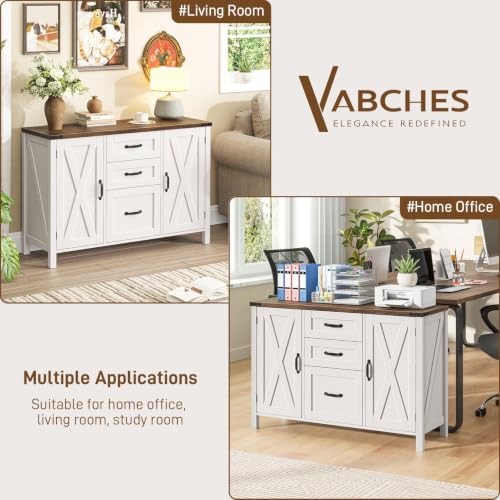 File Cabinet with 3 Drawers Fits Files Letter