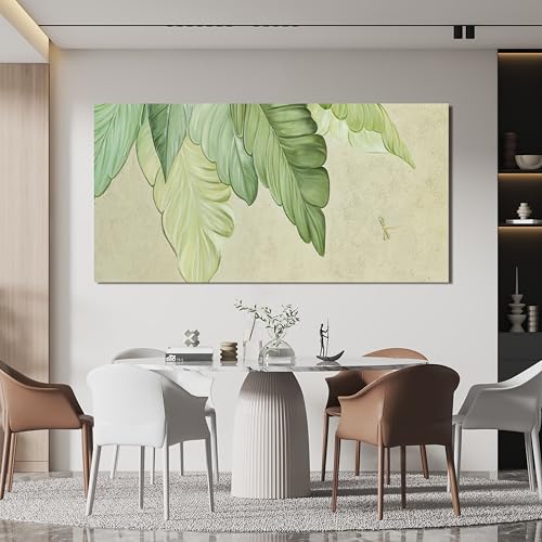 Modern Green Wall Art Prints Wall Art Pictures for Living Room 20" X 40"