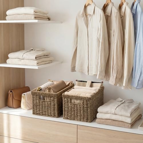 Wicker Baskets for Storage (2 Count)
