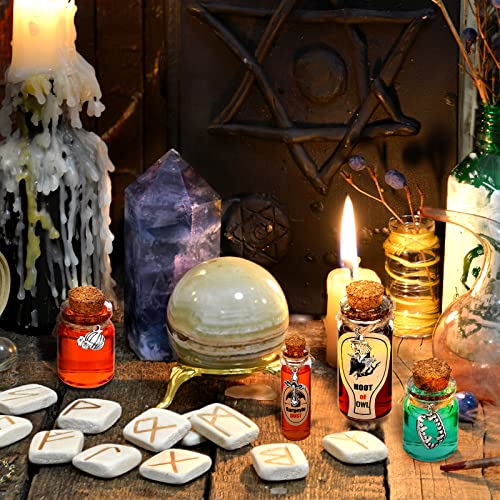 53 Pcs Halloween Mini Potion Bottles with Cork
