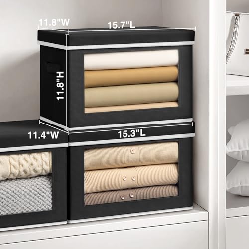 Storage Bins with Lids (3 Count)