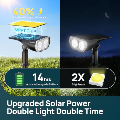 Smart Solar Spot Lights Outdoor SL5C (2 Count)