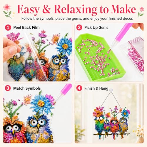 Bird Diamond Art Kits for Adults