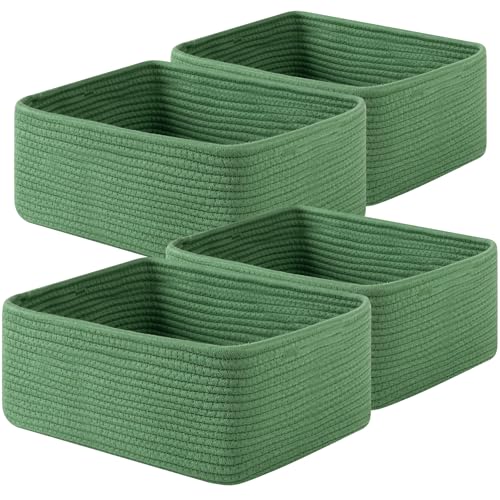4 Pack 14.17 * 11.02 * 6.3IN Storage Baskets for Organizing Shelves (4 Count)