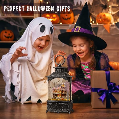 Halloween Snow Globe Lantern Haunted House Halloween Decorations