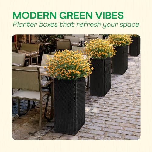All Weather Wicker Planters (2 Count)