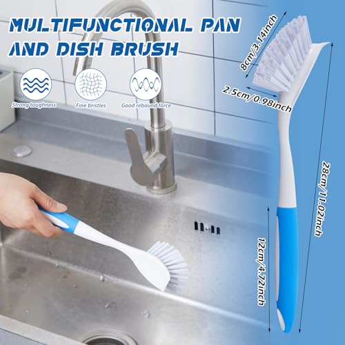 10 Pcs Kitchen Scrub Dish Brush Bulk