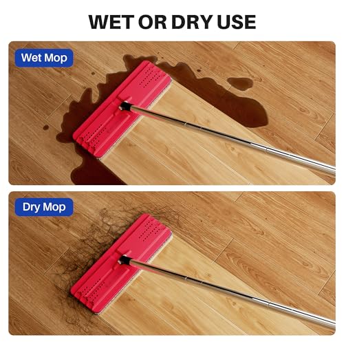 Replacement Mop Pads for Flat Mop Bucket System (4 Count)
