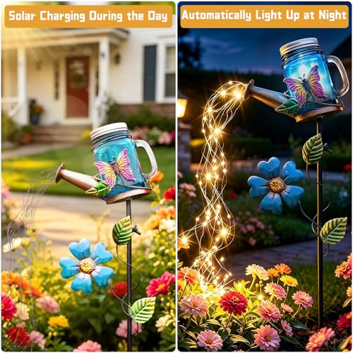 Solar Watering Can Light