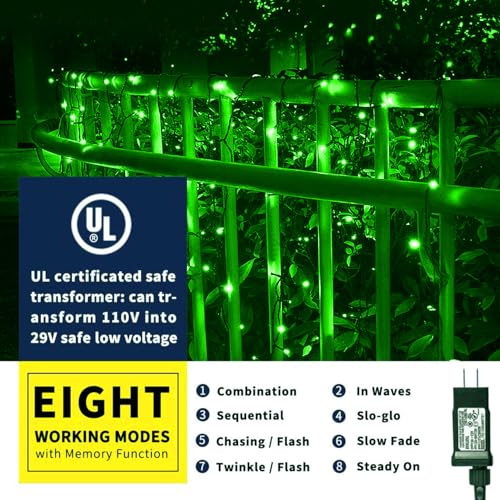 105FT 300 LED Christmas String Lights (105 Foot)