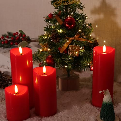 Outdoor Flameless Candles with Remote Timer (3 Count)
