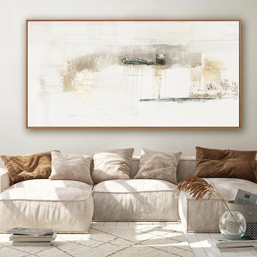 Multicolor Minimalist Graffiti Large Abstract Wall Art Decor 29"×58"