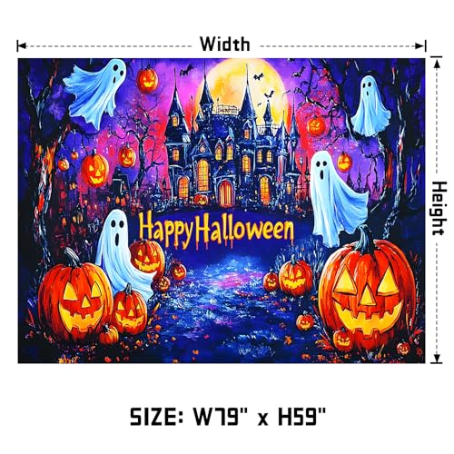 UV Reactive Halloween Tapestry