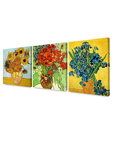 Van Gogh Canvas Wall Art (3 Count)