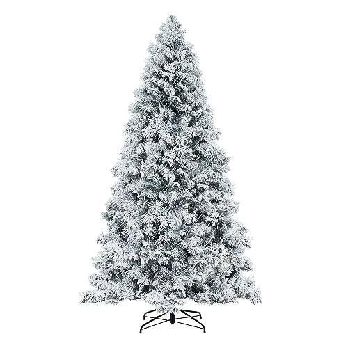 Skylar 6.5ft Snow Flocked Christmas Tree Prelit with 626 Branch Tips