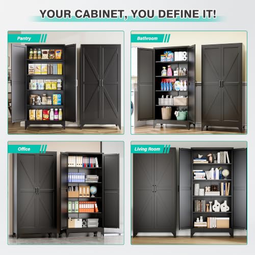 Wide & Deep Pantry Storage Cabinets