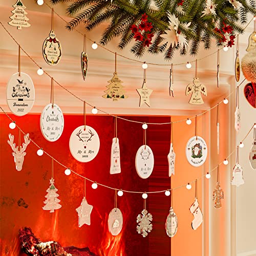 Personalized Christmas Ornaments 2 Pack