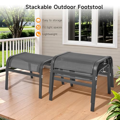 Outdoor Ottoman Set of 2 (2 Count)
