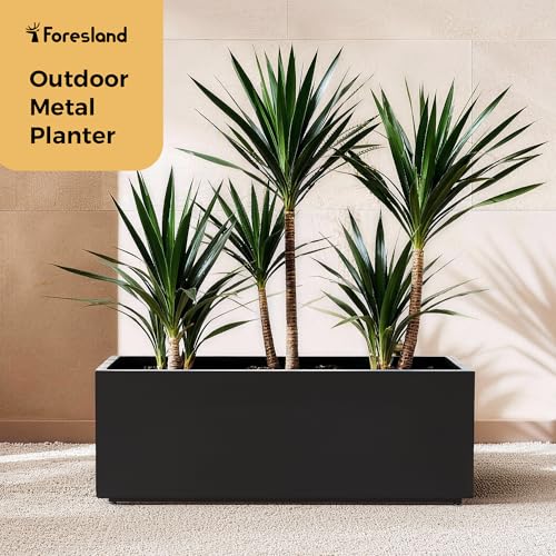 Outdoor Metal Planter Box 40Wx12Dx16H