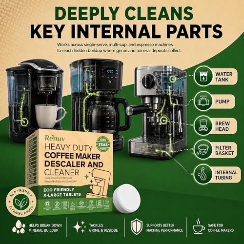 Dishwasher Cleaner + Coffee Maker Cleaner Bundle (24 Count)
