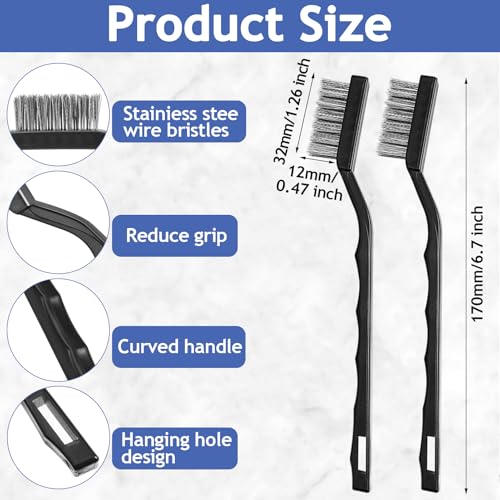 30 Pieces Mini Wire Brush