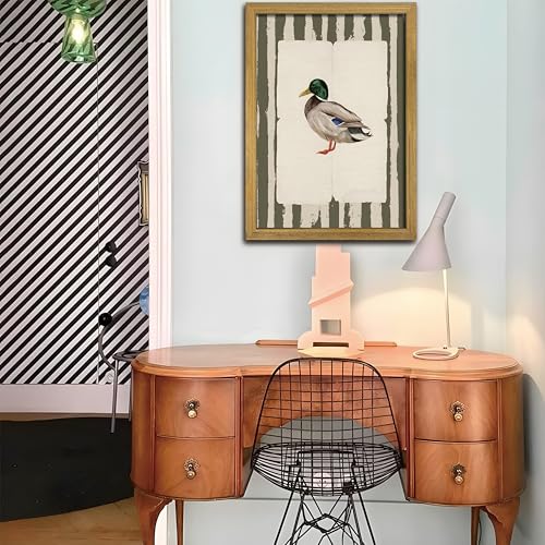 Vintage Framed Duck Wall Art Print