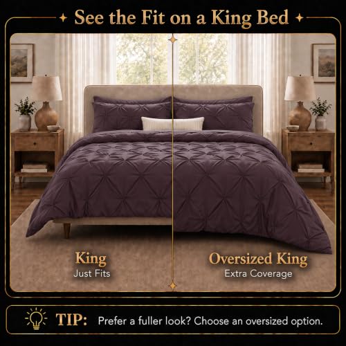 King Comforter Set Cocoa Powder