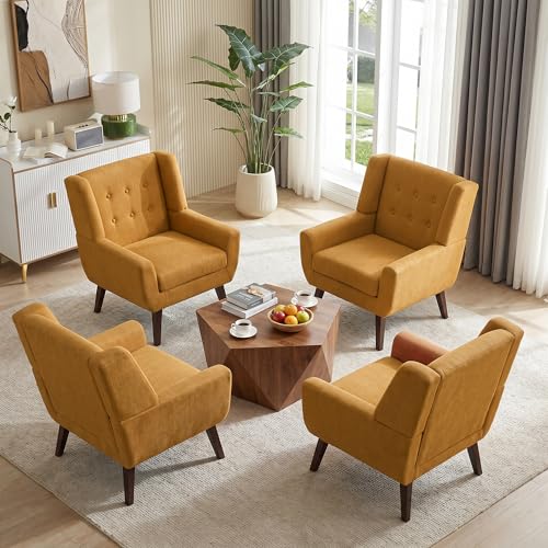 Accent Chairs Set of 4