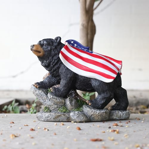 Bear Solar Lights Outdoor Statue